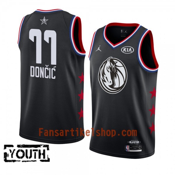 Dallas Mavericks Trikot Luka Doncic 77 2019 All-Star Jordan Brand Schwarz Swingman - Kinder Dallas Mavericks Trikot Luka Doncic 77 2019 All-Star Jordan Brand Schwarz Swingman - Kinder